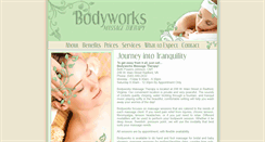 Desktop Screenshot of bodyworksmassagetherapy.com